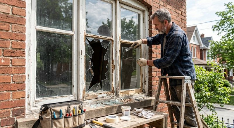 Cracked Window Repair in Alpharetta, GA