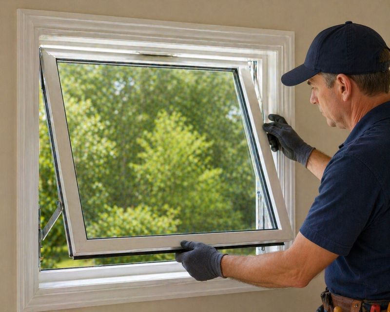 Curved Window Repair in Olathe, KS